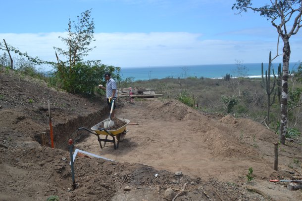 Building site for new guest room